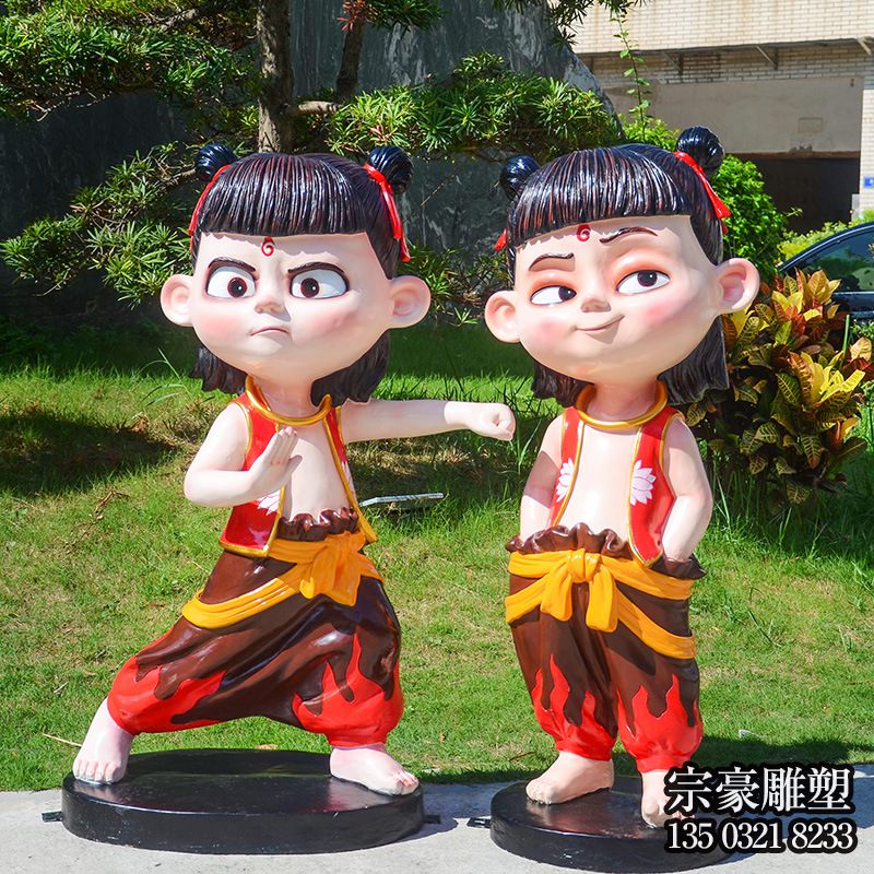 魔童哪吒動(dòng)漫人物雕塑 魔童哪吒動(dòng)漫人物雕塑